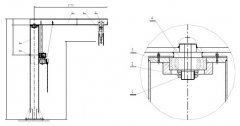 Professional floor mounted jib crane specifications