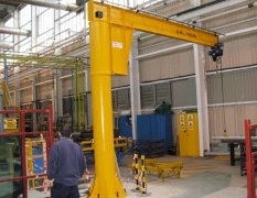 Swing jib cranes safety management